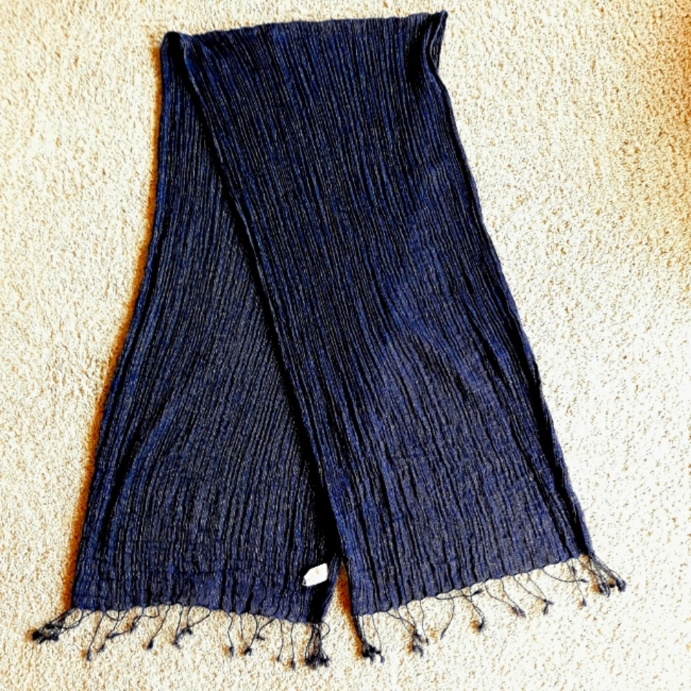 Old Navy Blue and Gold Scarf
